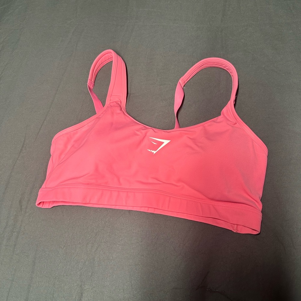 gymshark pink sports bra